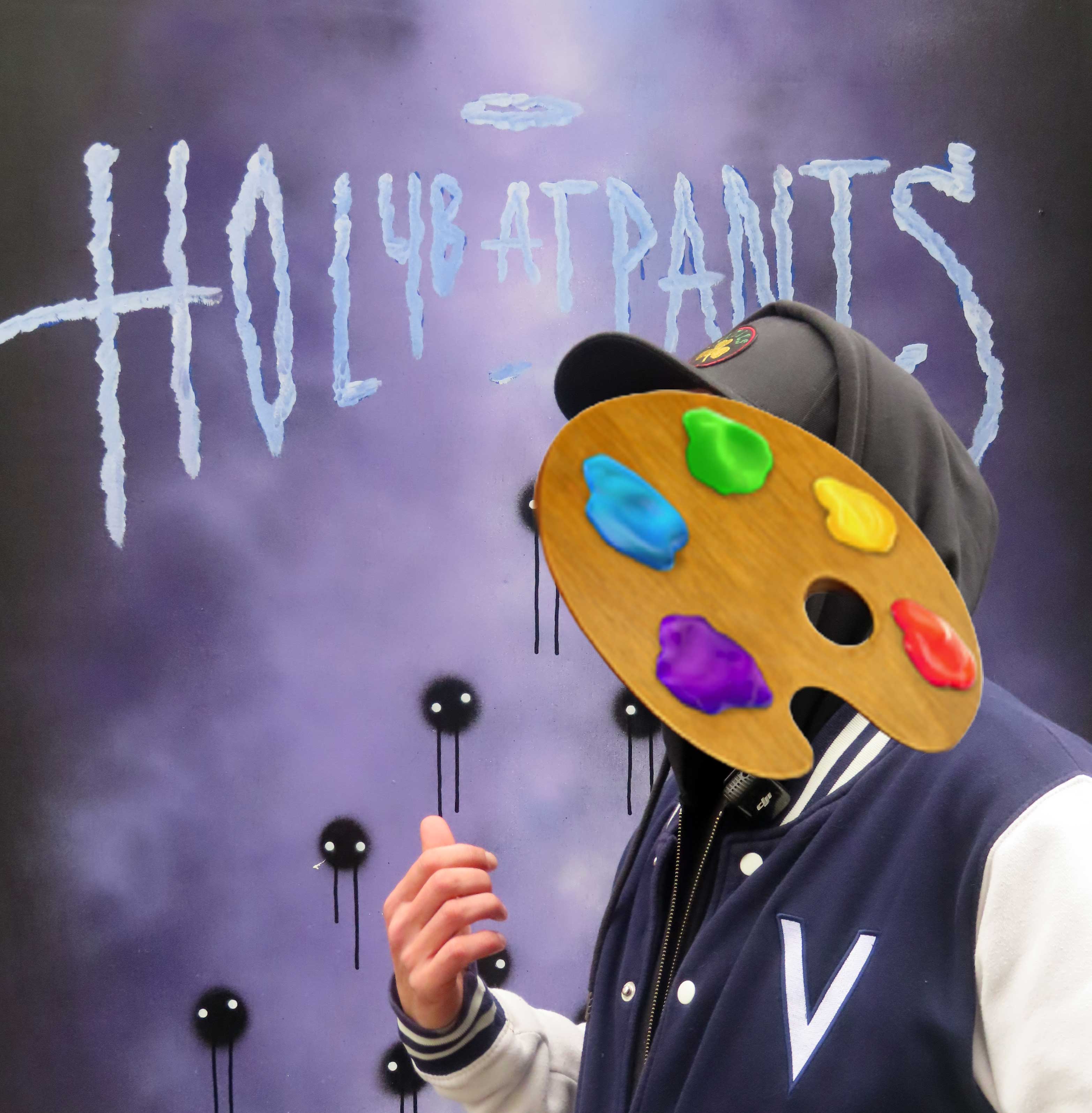 holybatpants artwork in hackney wick